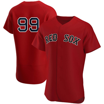 Alex Verdugo Men's Authentic Boston Red Sox Red Alternate Team Jersey