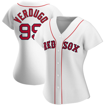 Alex Verdugo Women's Authentic Boston Red Sox White Home Jersey