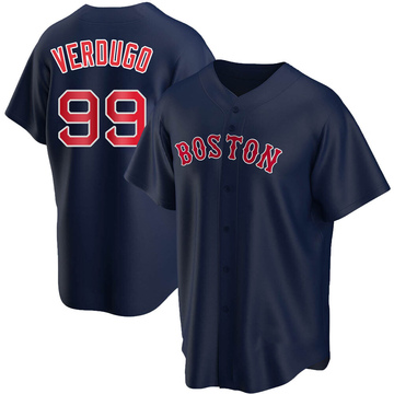 Alex Verdugo Youth Replica Boston Red Sox Navy Alternate Jersey