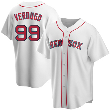 Alex Verdugo Youth Replica Boston Red Sox White Home Jersey