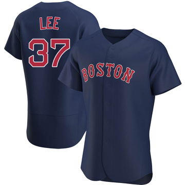 Bill Lee Men's Authentic Boston Red Sox Navy Alternate Jersey
