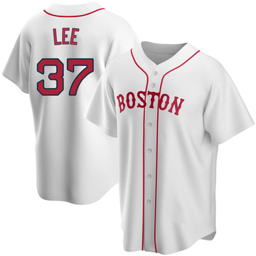 Bill Lee Men's Replica Boston Red Sox White Alternate Jersey