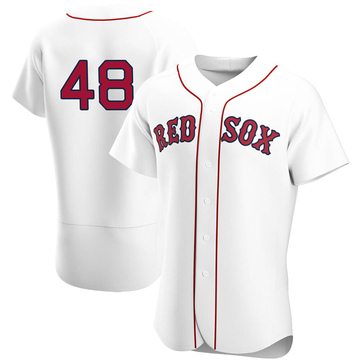 Colten Brewer Men's Authentic Boston Red Sox White Home Team Jersey