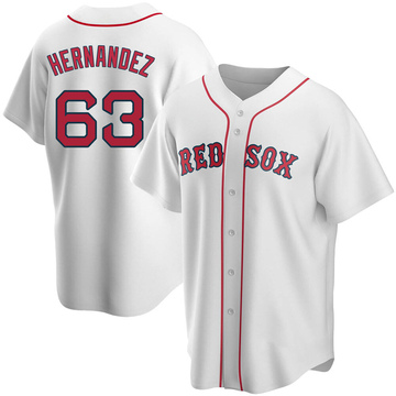 Darwinzon Hernandez Youth Replica Boston Red Sox White Home Jersey