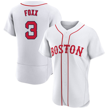 Jimmie Foxx Men's Authentic Boston Red Sox White 2021 Patriots' Day Jersey