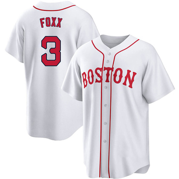 Jimmie Foxx Men's Replica Boston Red Sox White 2021 Patriots' Day Jersey
