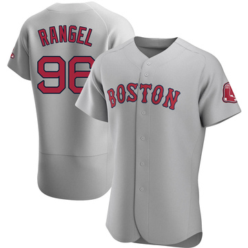 Oscar Rangel Men's Authentic Boston Red Sox Gray Road Jersey
