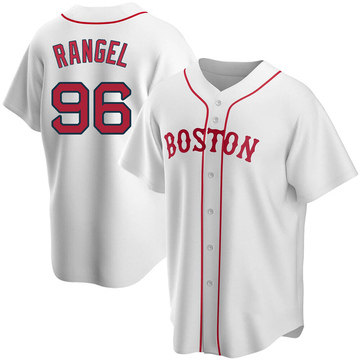 Oscar Rangel Men's Replica Boston Red Sox White Alternate Jersey