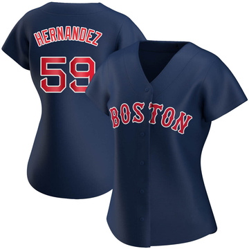 Ronaldo Hernandez Women's Authentic Boston Red Sox Navy Alternate Jersey