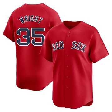 Steven Wright Men's Limited Boston Red Sox Red Alternate Jersey