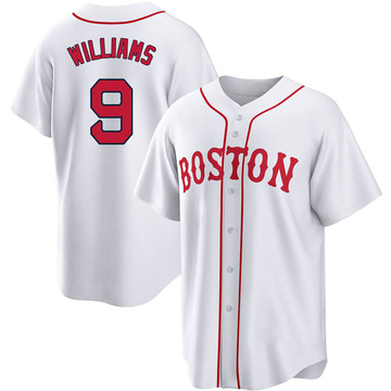 Ted Williams Youth Replica Boston Red Sox White 2021 Patriots' Day Jersey