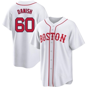 Tyler Danish Youth Replica Boston Red Sox White 2021 Patriots' Day Jersey