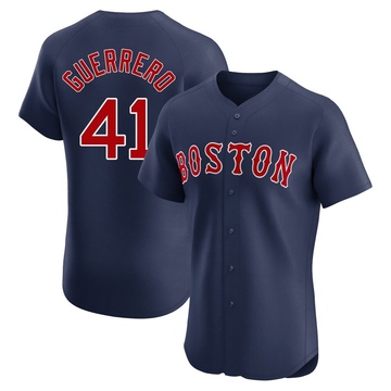 Tyron Guerrero Men's Elite Boston Red Sox Navy Alternate Jersey