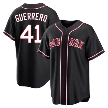 Tyron Guerrero Youth Replica Boston Red Sox Black Fashion Out Jersey