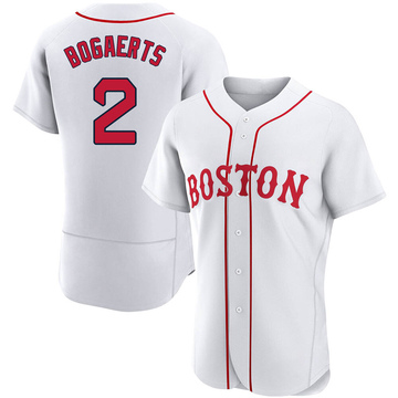 Xander Bogaerts Men's Authentic Boston Red Sox White 2021 Patriots' Day Jersey